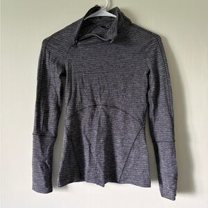 Lululemon Athletica Black Cowl Neck Sweater